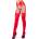 NO: XQSE Suspender Belt and Stockings 2340291 Red M/L