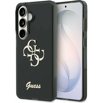 GUESS IML 4G Script Metal Logo Задна корица за Samsung Galaxy 26 Black Guess | Cheren | МЪЖЕ | UNI