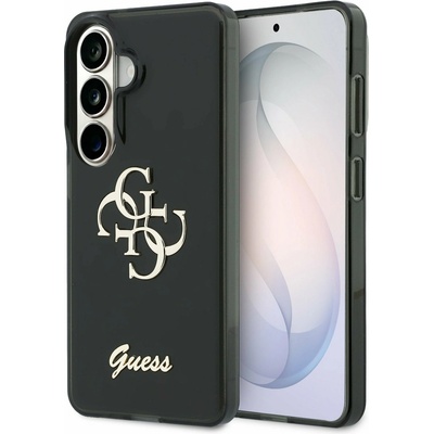GUESS IML 4G Script Metal Logo Задна корица за Samsung Galaxy 26 Black Guess | Cheren | МЪЖЕ | UNI