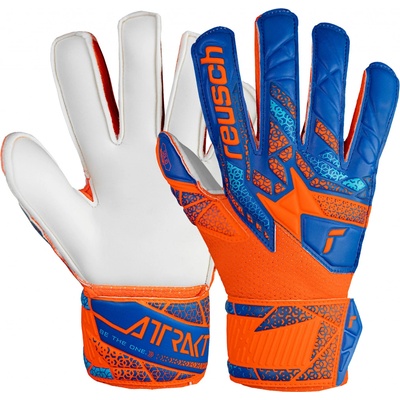 Reusch Attrakt Solid Finger Support JR oranžovo-modré