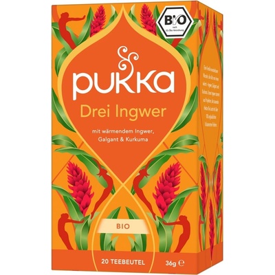 Pukka Herbs Билков чай от три вида джинджифил - 36 г