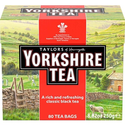 Yorkshire Tea 80 Tea Bags Černý sáčkový čaj 80 ks 250 g