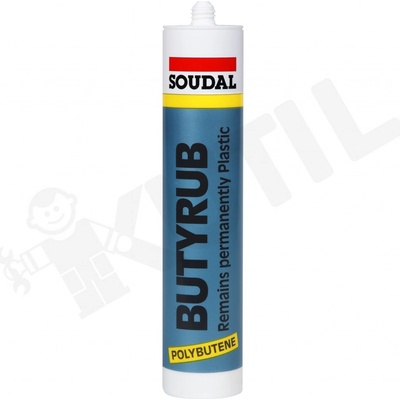 Soudal Butyrub 280 ml bílá
