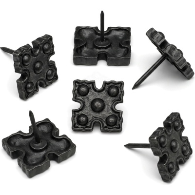 Mystic Colonial Hardware Gotický ozdobný hřebík Čtyřlist, sada 6 kusů