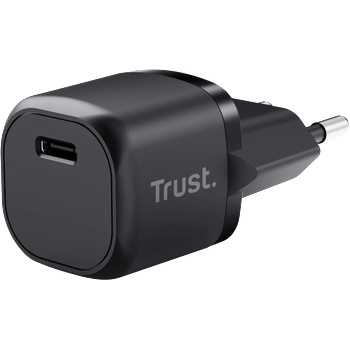 Trust Мрежово зарядно устройство Trust Maxo 25174, 20W, USB-C, PD Charger, черно (25174) (25174)
