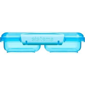 Sistema Krabička na svačinu Lunch se 2 oddíly 350 ml modrá