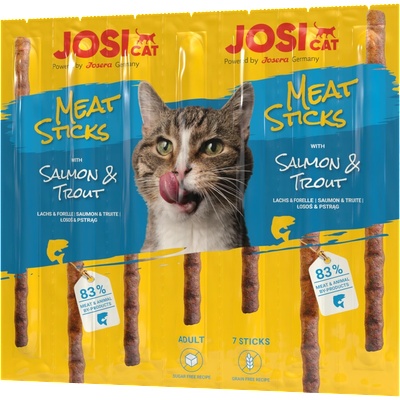 JosiCat JOSERA JosiCat Месни пръчици със сьомга и пъстърва 35г (7 броя)