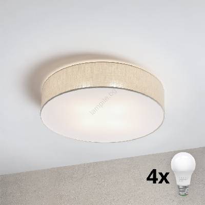 Brilagi - LED таванно осветително тяло SIRIJA 4xE27/60W/230V диам. 60 см кремаво (BG2738)