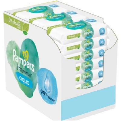 Pampers Vlhčené ubrousky Harmonie Aqua 24 x 48 ks – Zbozi.Blesk.cz