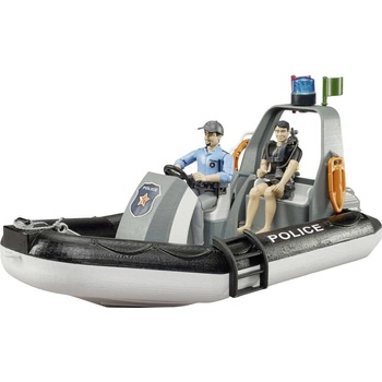 Bruder 62733 BWORLD Policejní člun se 2 figurkami a příslušenstvím