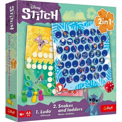 Soubor her 2v1 Člověče, nezlob se, Hadi a žebříky Lilo & Stitch