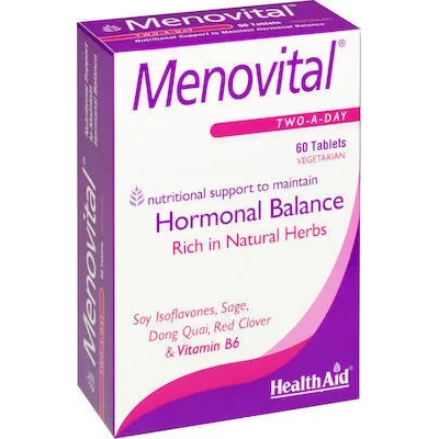 HEALTHAID Хранителна добавка меновитал , Health Aid Menovital Hormonal Balance, 60Tabs