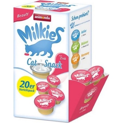 Animonda Milkies Cat beauty mlieko 20 x 15g
