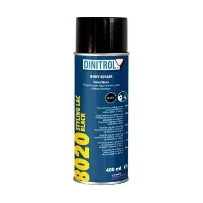 Dinitrol 8020 Styling Lac na plasty černý 400ml