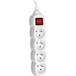 Tracer Backloader TRACER PowerCord 3, 0m (4 sockets, connector, white)