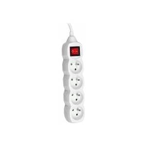 Tracer Backloader TRACER PowerCord 3, 0m (4 sockets, connector, white)