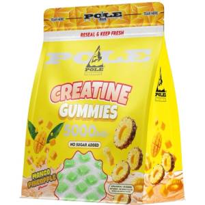 Pole Nutrition Creatine Gummies 5000 mg [60 желирани бонбони] Манго с ананас
