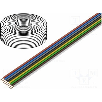 Donau Elektronik 225-885-10 LiYz 8x0,25mm2 350V 10m