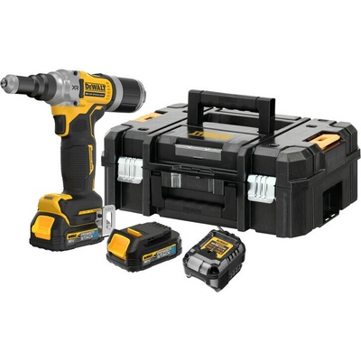 DeWalt DCF414E2GT aku nitovačka 18V, 2x1,7Ah aku Powerstack