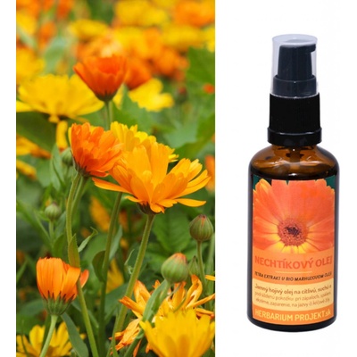 Bio Nechtíkový olej tetra extrakt v bio marhuľovom oleji 100 ml