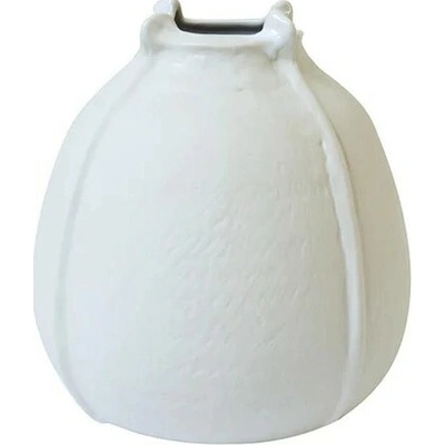 Jars Kameninová váza Graine Les Vases, 17 cm, matne biela JA963333