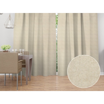 Biante Dekoračný záves PML-119 Svetlá režná 145x240 cm