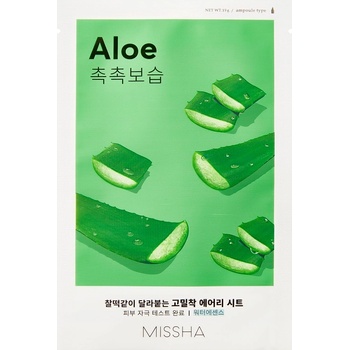 Missha Airy Fit Sheet Mask Aloe Маска за лице дамски 19gr