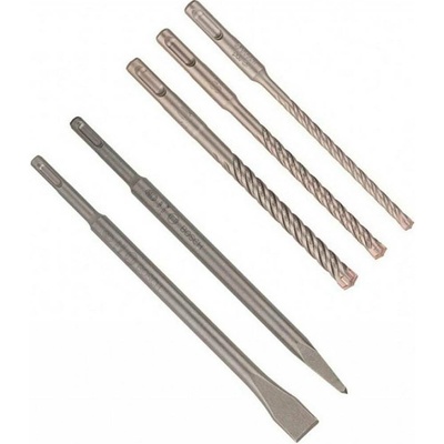 BOSCH SDS plus-5X a sada sekáčů, 5 ks 2607017515