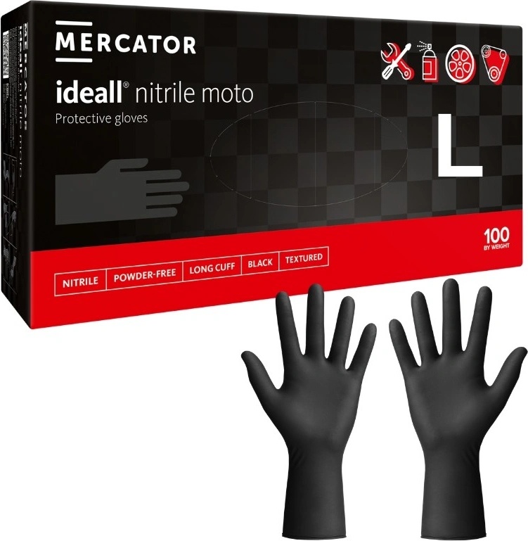 Nitrilové Rukavice Ideall Nitrile Moto Xl Nitrilové Rukavice