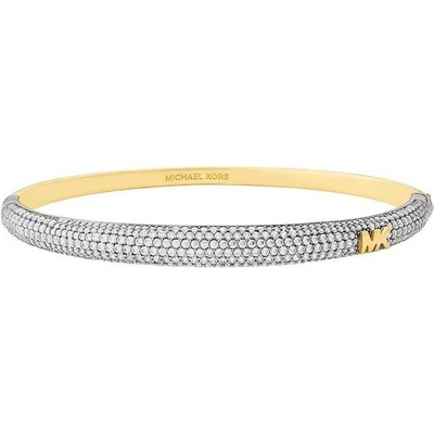 Michael Kors Pevný bicolor náramek s kubickými zirkony Premium MKJ8539931