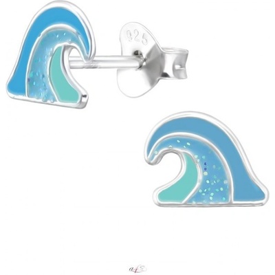 Prosperk náušnice ze stříbra blue vibe S2110