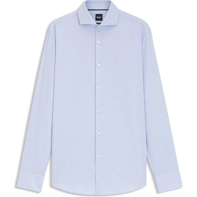 HUGO BOSS Риза с дълъг ръкав Boss Men's Hank Long Sleeve Spread Collar Shirt - Light Blue 450
