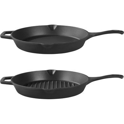 GRILLMEISTER Litinová grilovací pánev, Ø 28 cm