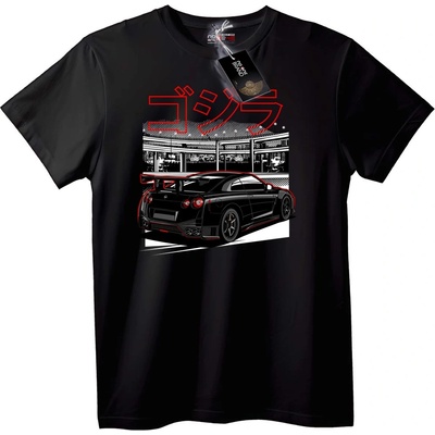 NOONEBRAND Тениска GTR Годзила Кола - XL, Black