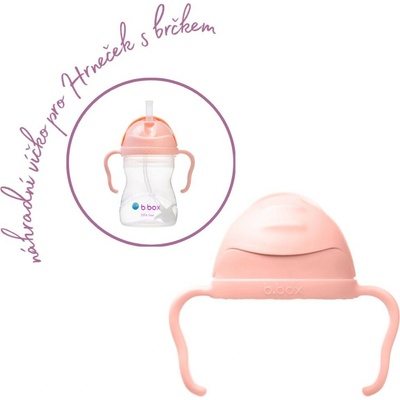 B.box Náhradné veľké viečko pre hrnček so slamkou Tutti frutti