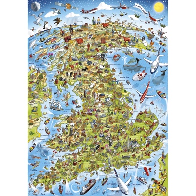 Gibsons - Puzzle Best of British - 1 000 piese