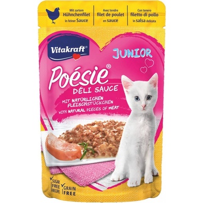 Vitakraft Poésie DéliSauce Junior kuracie filety v omáčke 85 g
