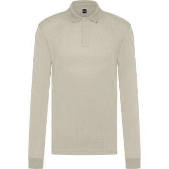 Boss Men's HBB HPado 431 Long-Sleeve Polo - Open White 131