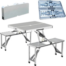 Grugen 1122 Kempingový skládací set ALU stříbrná