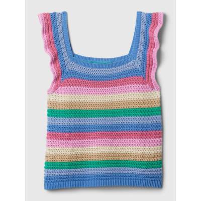 GAP 881472-00 dětský háčkovaný top barevná