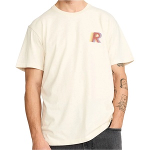 Revolution Мъжка тениска Revolution Printed T-Shirt 1459 LIN T-shirt - Offwhite / Melange (217-0198-0113)