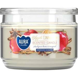 BISPOL Ароматна свещ Bispol Aura - Apple and Cinnamon, 280 g (snp106-87)