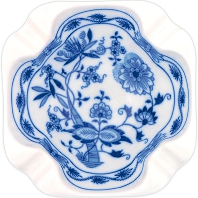 popelník Cibulák čtyřhranný 12,5 cm originální cibulákový porcelán Dubí cibulový vzor 1.jakost 10172 – Zboží Dáma