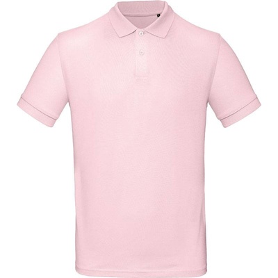 B&C Inspire polo Men piqué polo růžová orchid