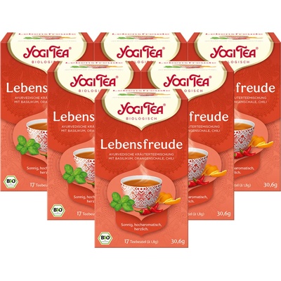 Yogi Tea Bio Ajurvédsky Čaj pre radosť zo života 17 ks