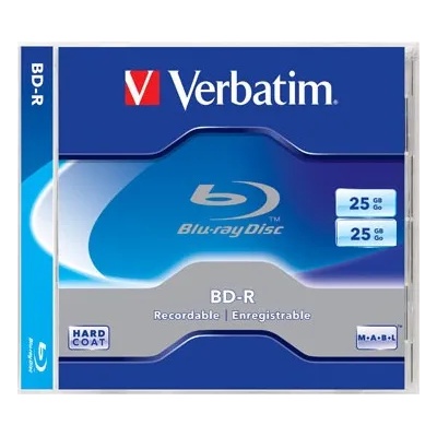 Verbatim BD-R записващ Blu-Ray диск 25GB стандартен корпус 43714 (43715) (43714 (43715))