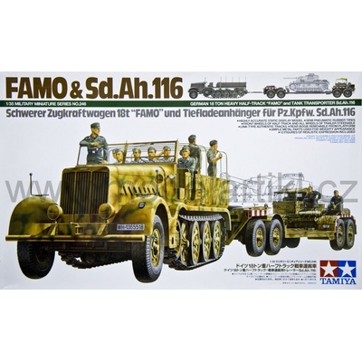 Tamiya 35246FAMO and Tank Transporter Sd.Anh.216 1:35