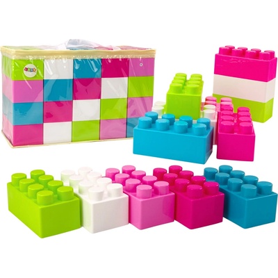 LEAN Toys Velké podlouhlé kostky v sáčku Barevné 20 ks