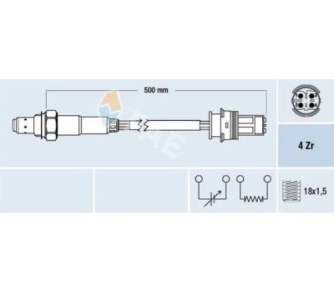 Lambda sonda FAE 77504