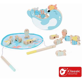 Classic World Детска дървена играчка - риболов (cw20111)